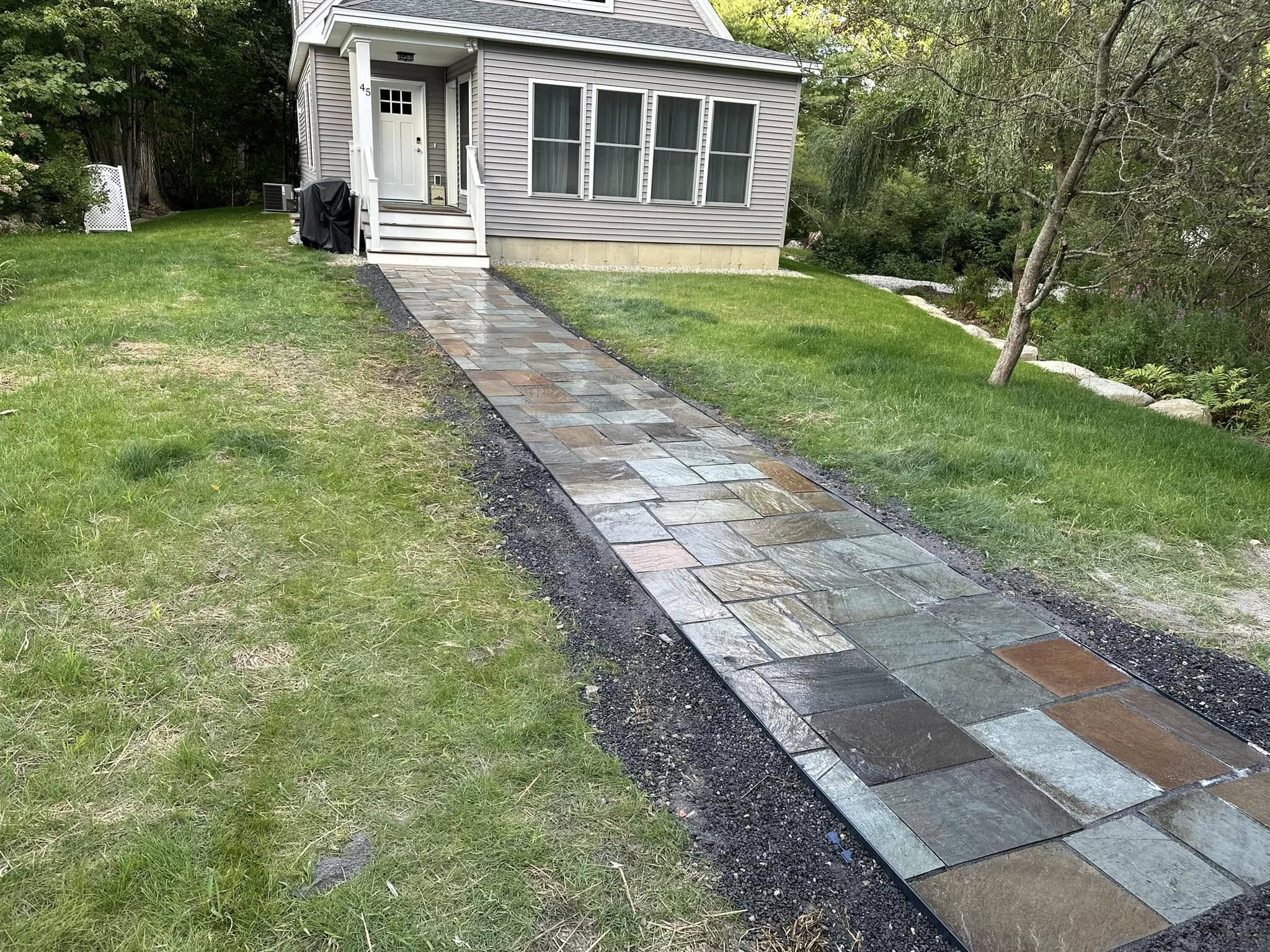 Lawn care work example 5